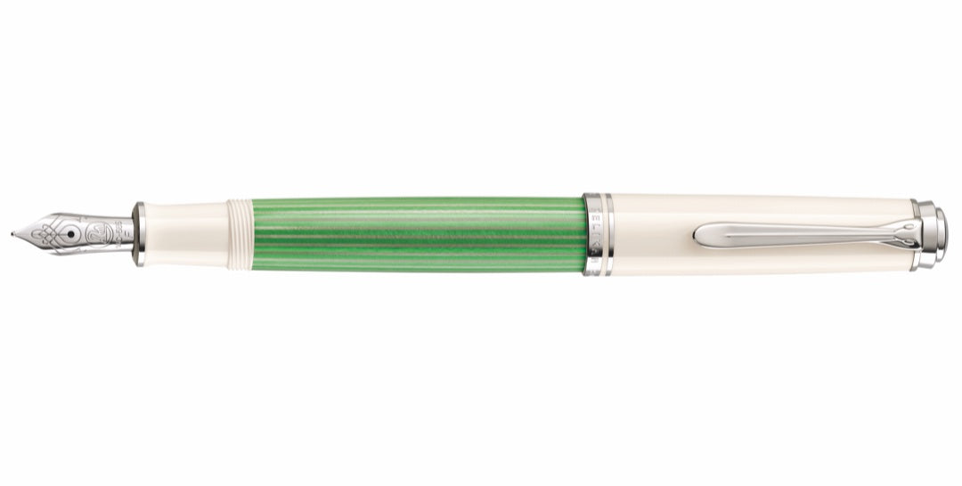 Pelikan Souverän M605 Special Edition Fountain Pen - Green-White
