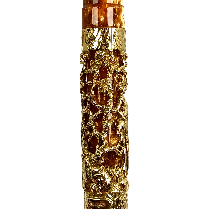 Montegrappa Limited Edition Oriental Zodiac Goat Gold Fountain Pen