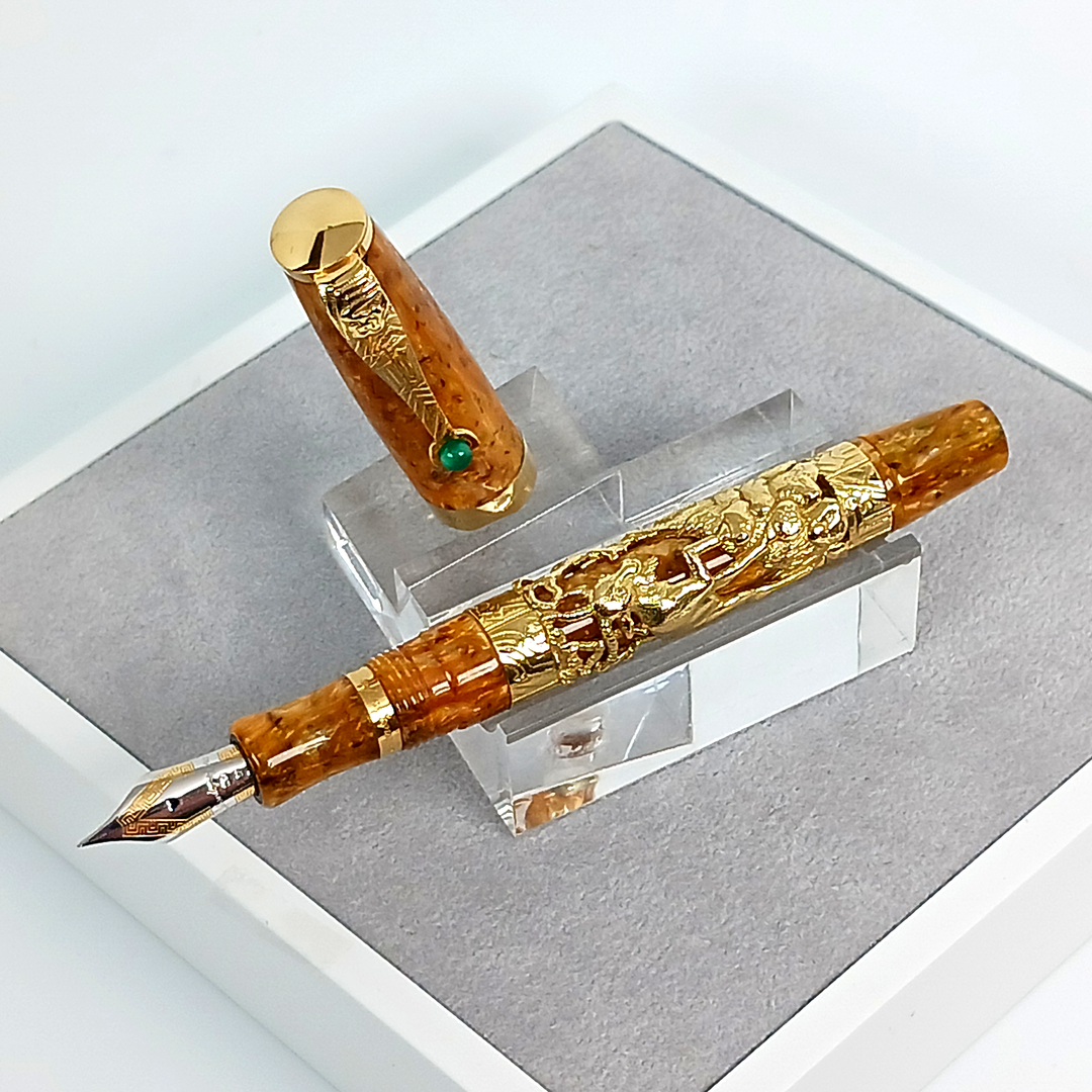 Montegrappa Limited Edition Oriental Zodiac Goat Gold Fountain Pen