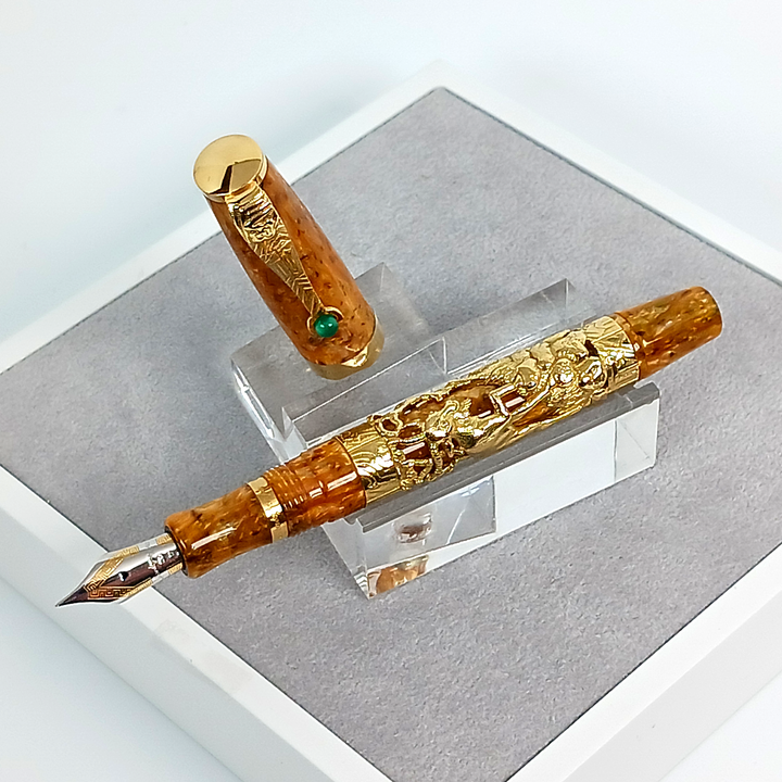 Montegrappa Limited Edition Oriental Zodiac Goat Gold Fountain Pen