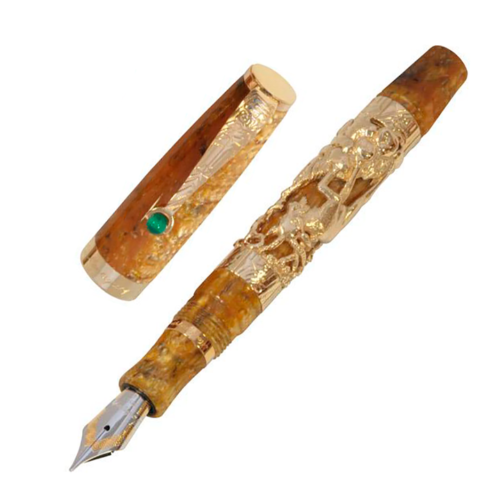 Montegrappa Limited Edition Oriental Zodiac Goat Gold Fountain Pen