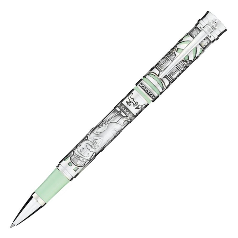Montegrappa Monopoly L.E. Mr. Monopoly Rollerball - Silver