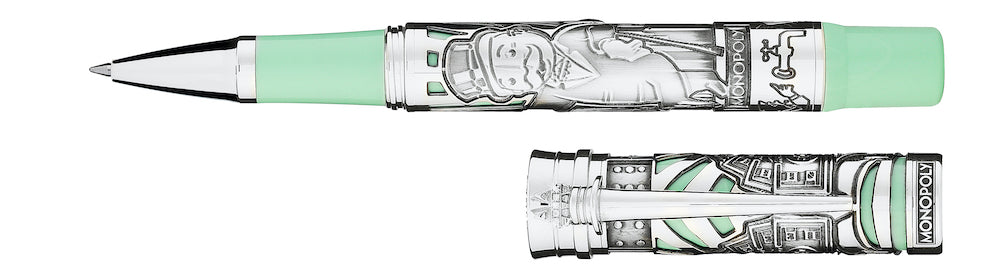 Montegrappa Monopoly L.E. Mr. Monopoly Rollerball - Silver