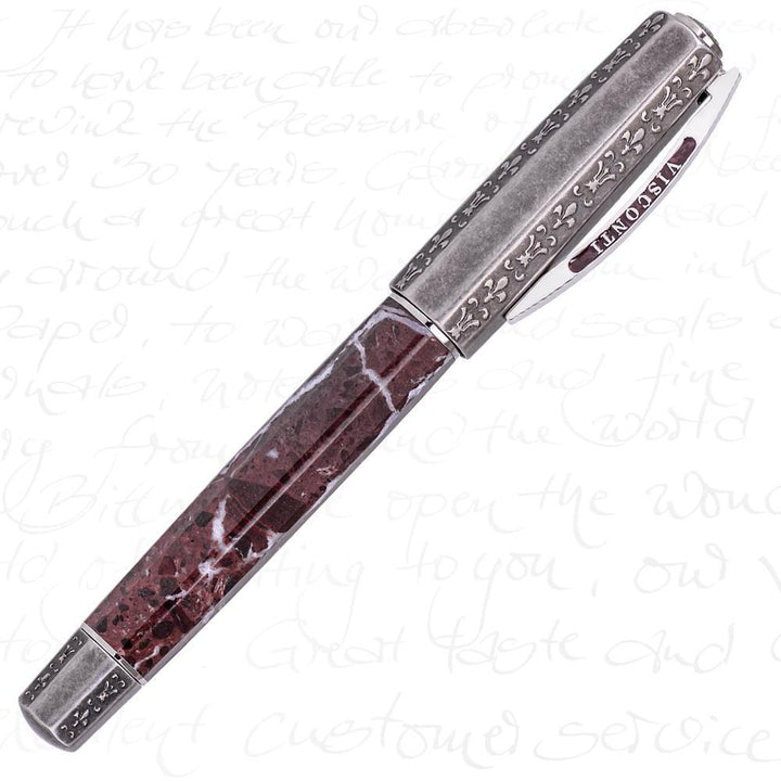 Visconti Medici il Magnifico Fountain Pen - Red Marble