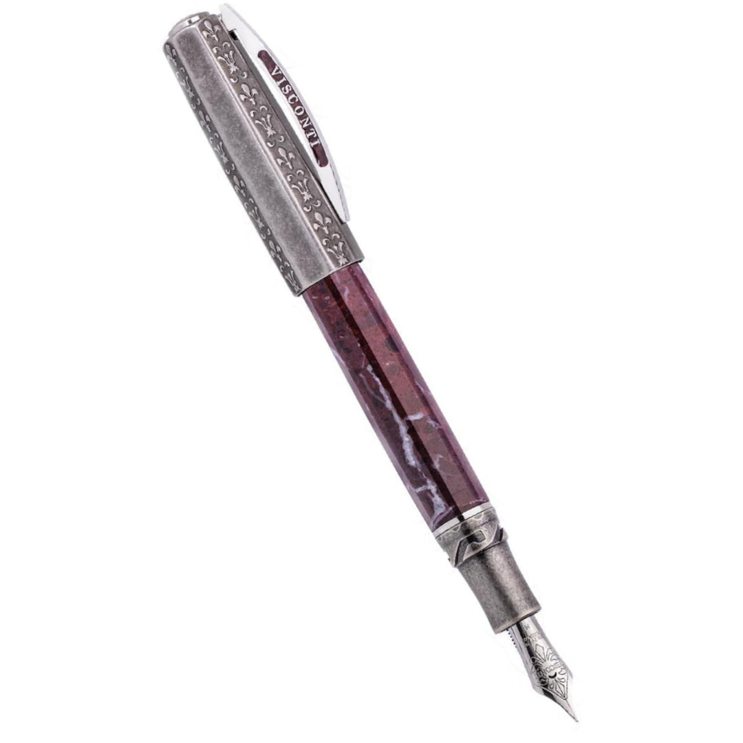 Visconti Medici il Magnifico Fountain Pen - Red Marble