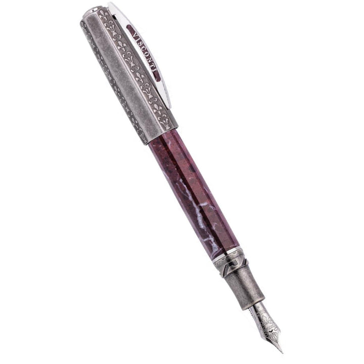 Visconti Medici il Magnifico Fountain Pen - Red Marble