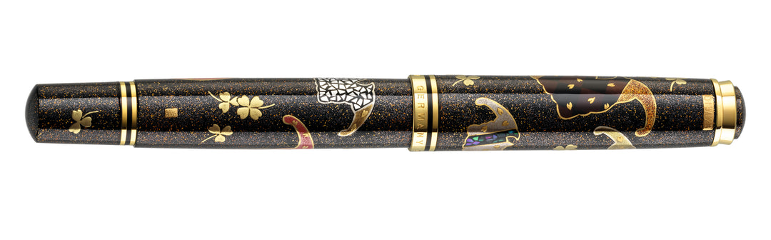Pelikan Maki-e Five Lucky Bats Fountain Pen