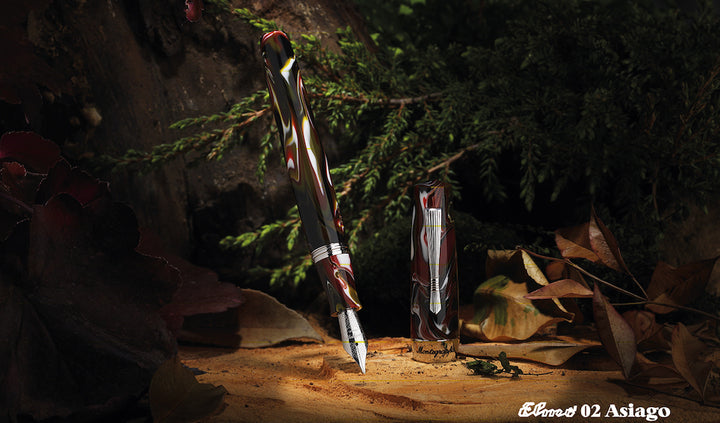 Montegrappa Elmo 02 Fantasy Bloom Edition Fountain Pen - Asiago