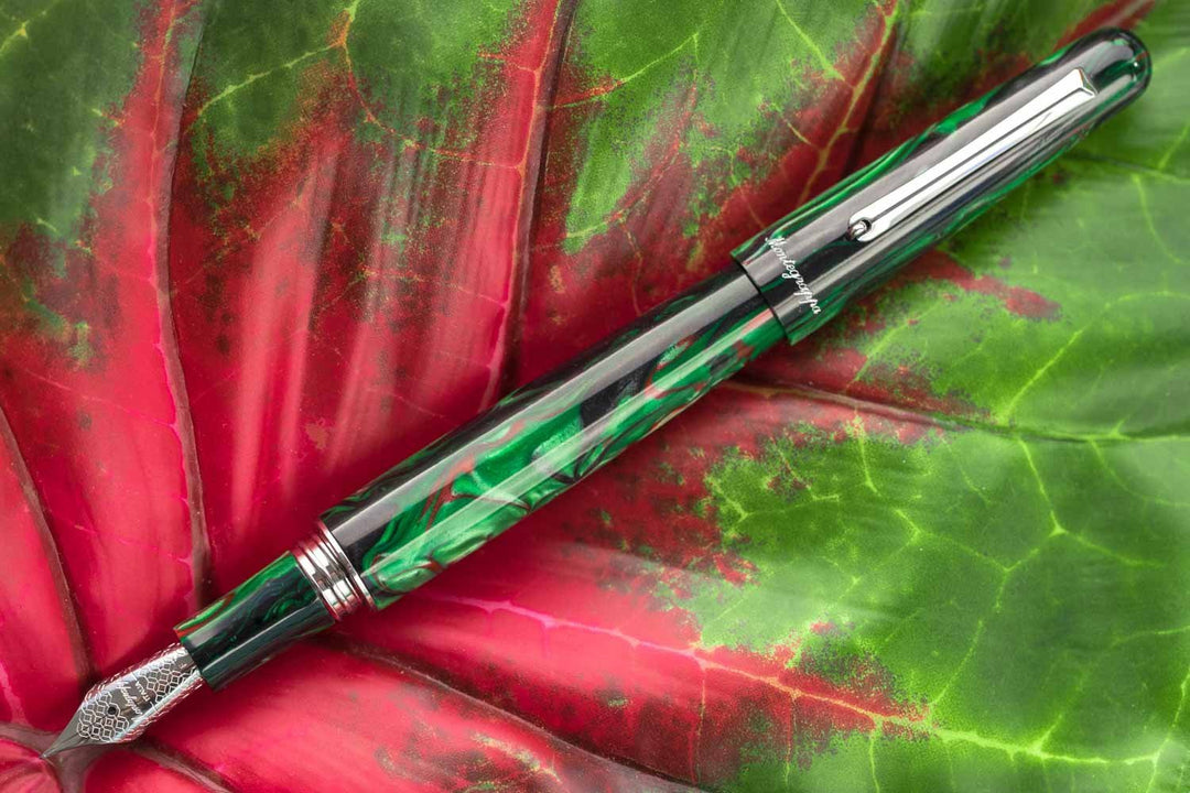 Montegrappa Elmo 01 Fountain Pen - Black Star Calla Lily