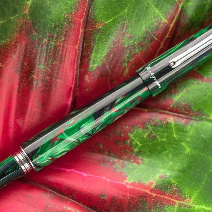 Montegrappa Elmo 01 Ballpoint Pen - Black Star Calla Lily