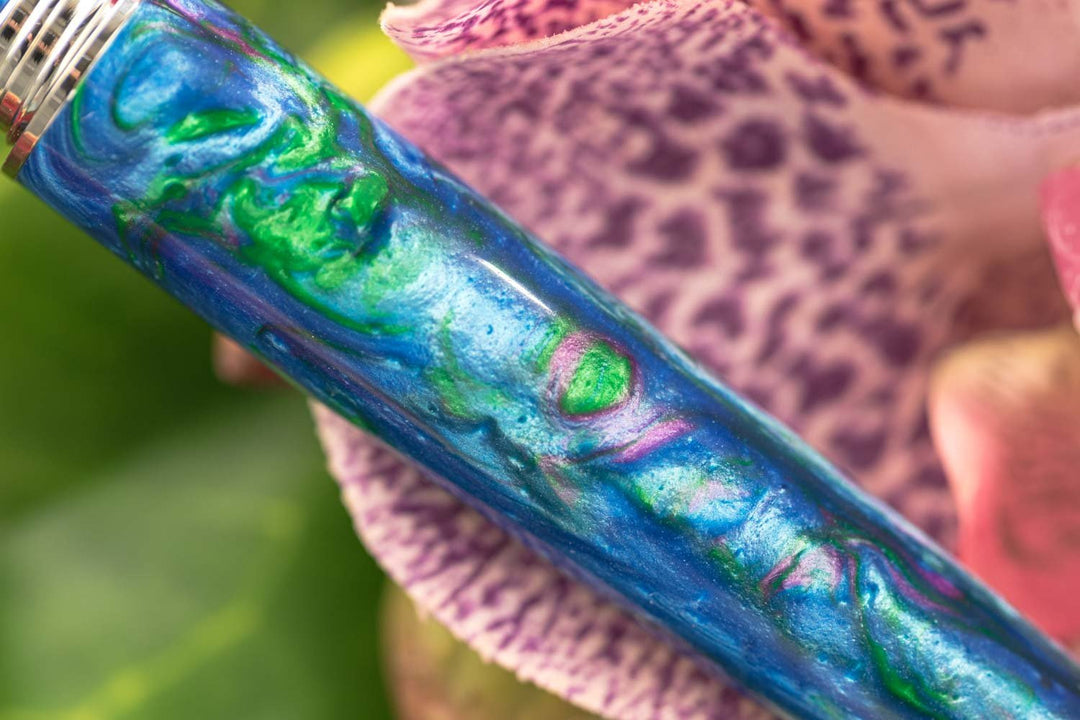 Montegrappa Elmo 01 Ballpoint Pen - Blue Cross Gentian