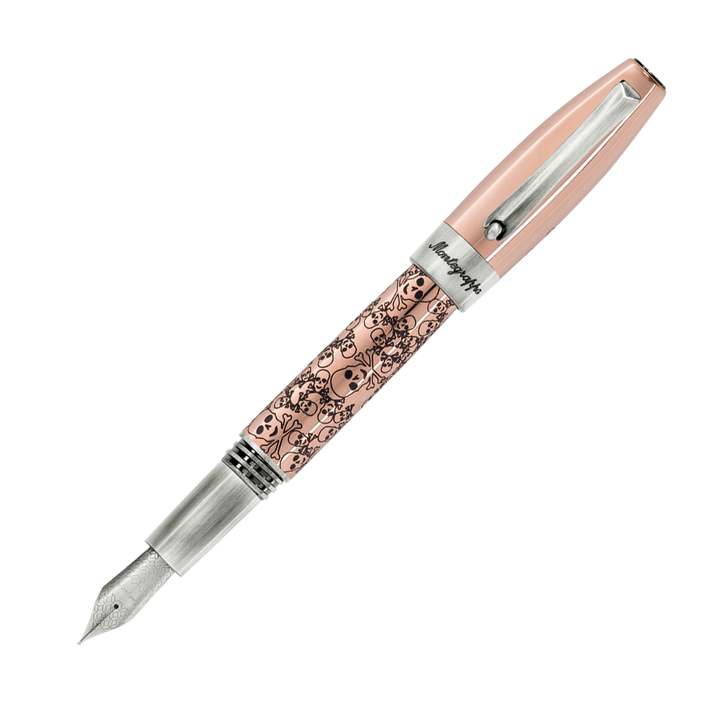 Montegrappa Fortuna Fountain Pen - Copper Merry Skull