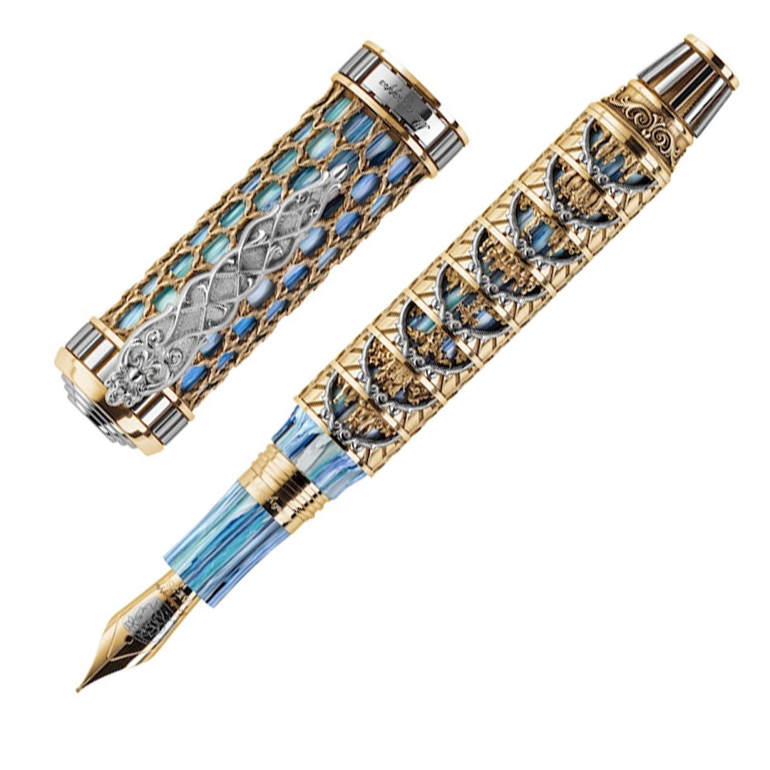 Montegrappa Dante Alighieri: Paradiso Gold Fountain Pen