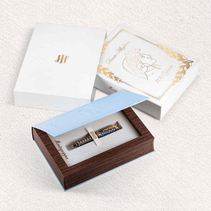 Montegrappa Dante Alighieri: Paradiso Gold Fountain Pen
