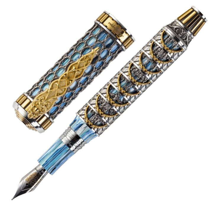 Montegrappa Dante Alighieri : Paradiso Silver Fountain Pen