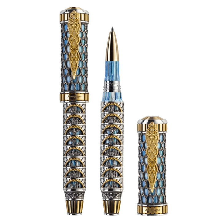 Montegrappa Dante Alighieri: Paradiso Silver Rollerball Pen