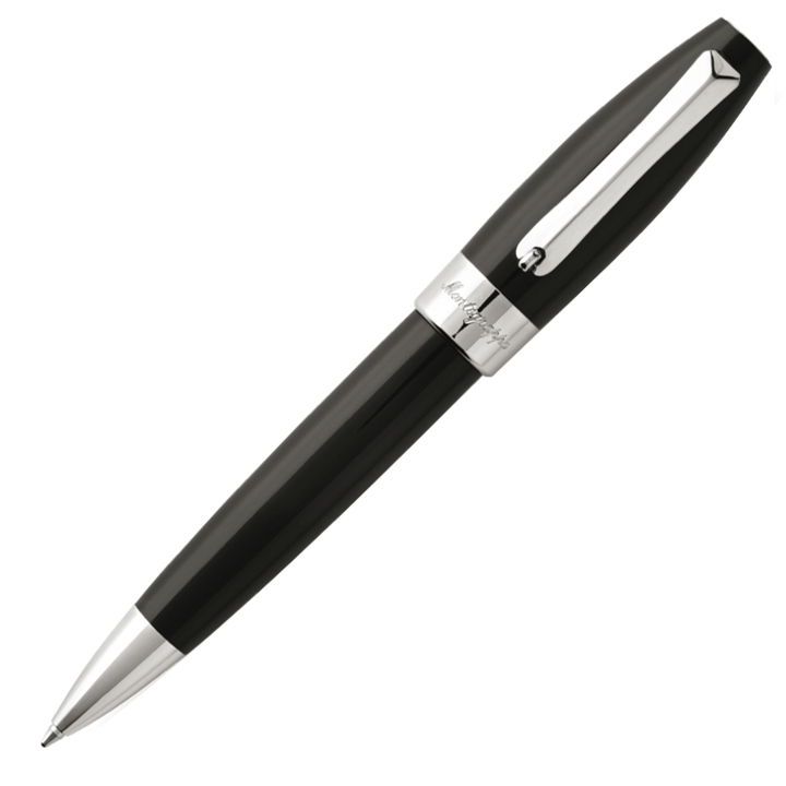 Montegrappa Fortuna Ballpoint Pen - Black And Palladium