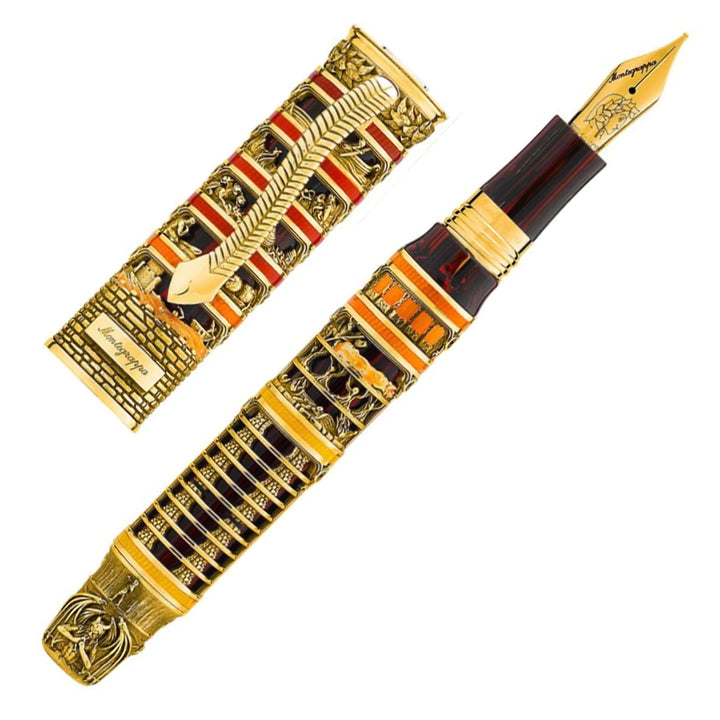 Montegrappa Dante Alighieri: Inferno Gold Fountain Pen