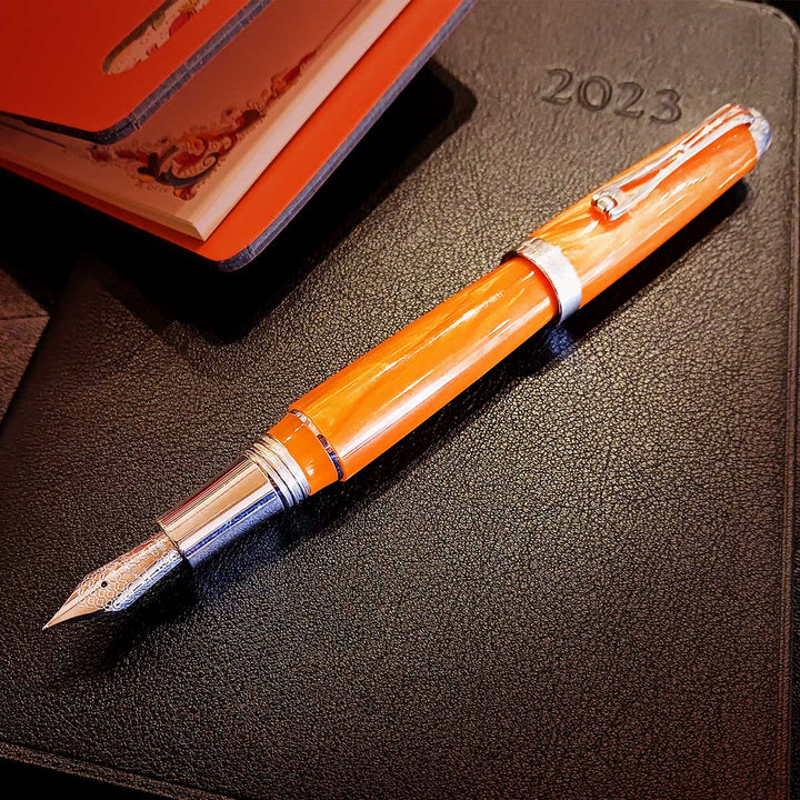 Montegrappa Passione Orange Celluloid - Fountain Pen