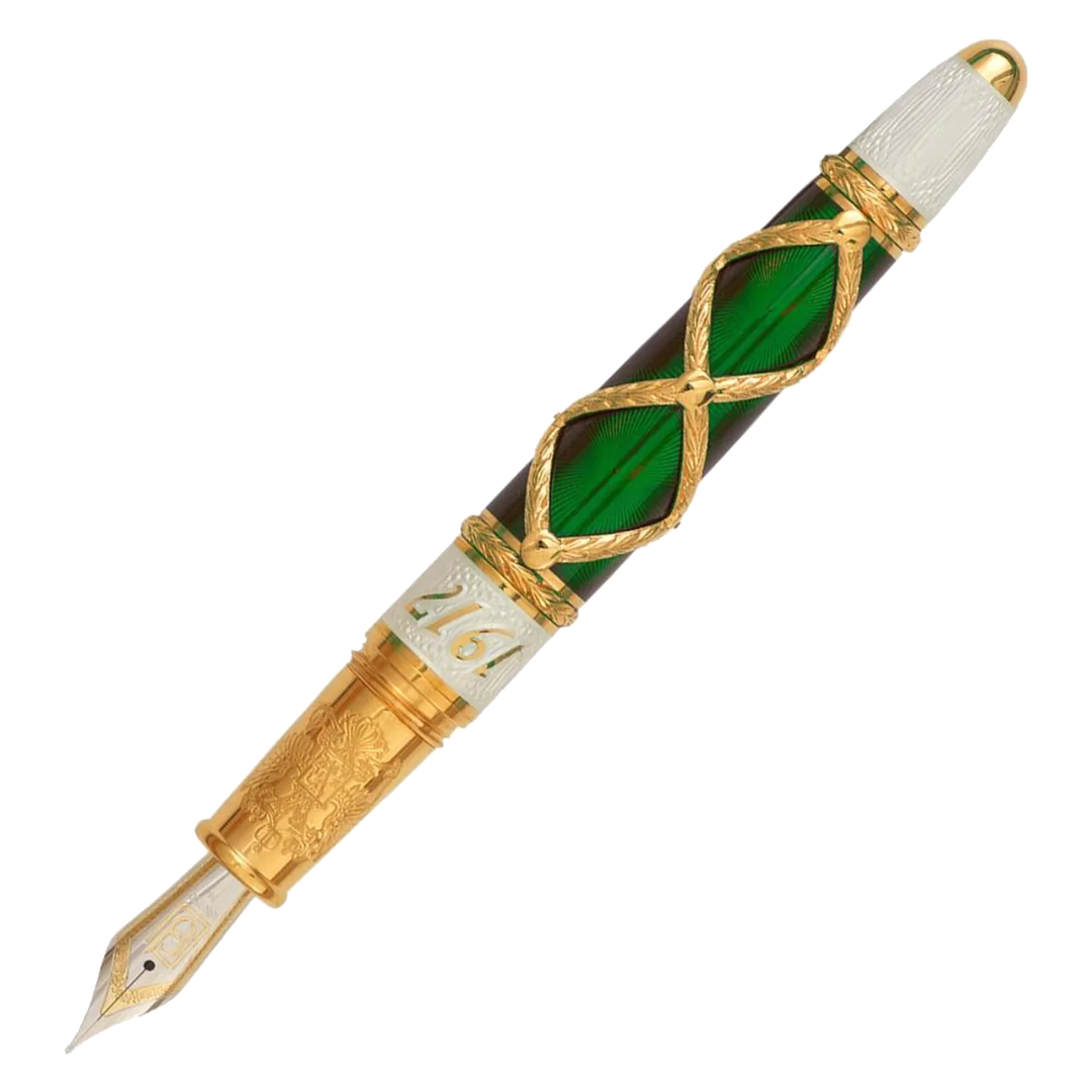 David Oscarson Russian Imperial Collection Emerald Green Pen