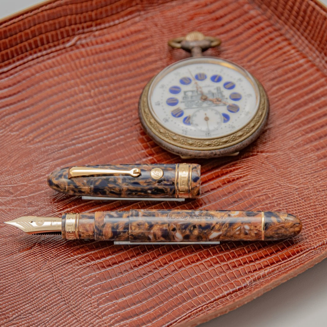 Armando Simoni Club Ogiva Fountain Pen - Blue Saffron