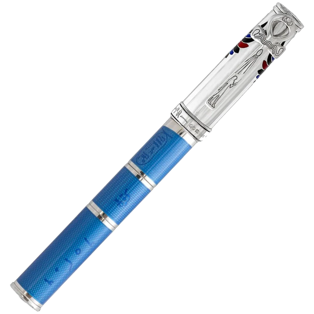 David Oscarson Rosetta Stone Sapphire Pen