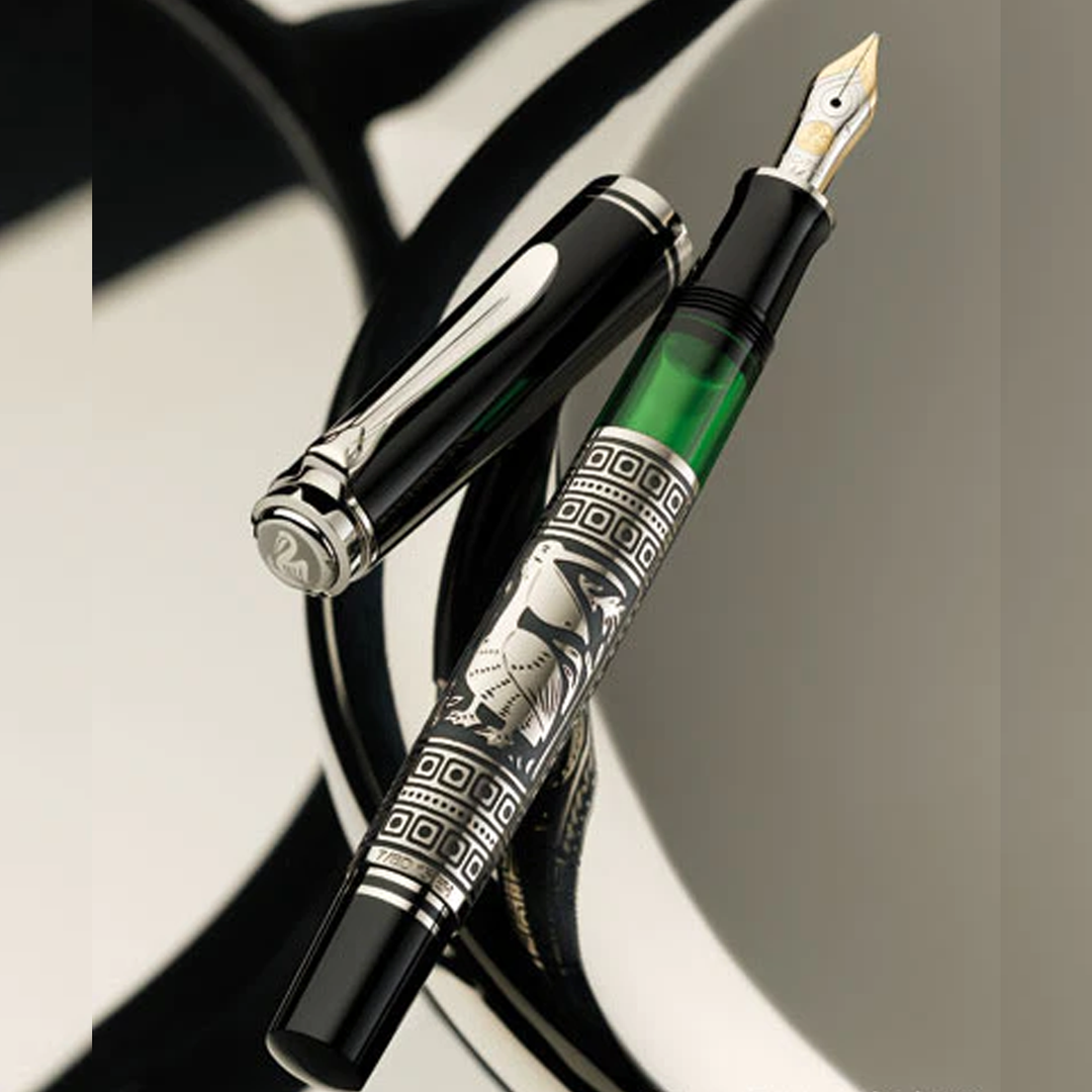Pelikan M910 Toledo Black/Silver - Fountain Pen