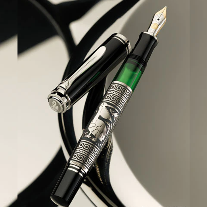 Pelikan M910 Toledo Black/Silver - Fountain Pen