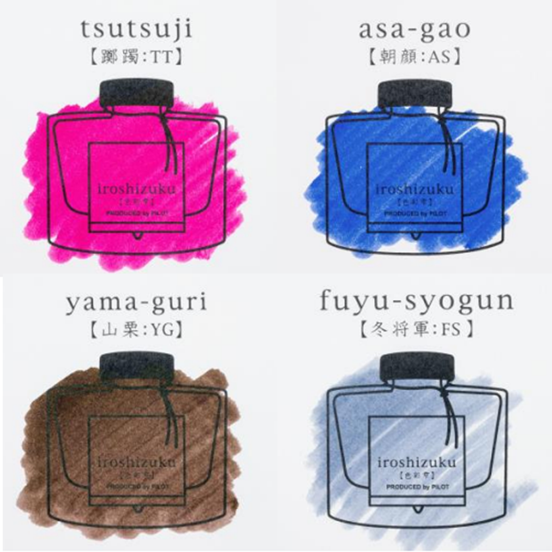 Pilot Iroshizuku Limited Edition Ink Set - Zan-getsu