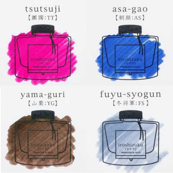 Pilot Iroshizuku Limited Edition Ink Set - Zan-getsu