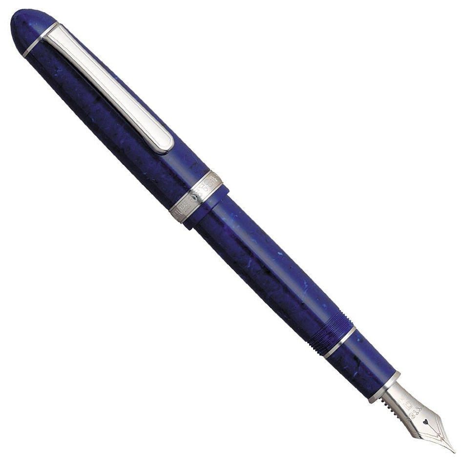Platinum #3776 Celluloid Fountain Pen - Ocean Blue