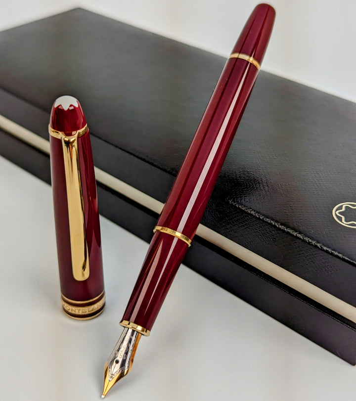 Montblanc Meisterstück 144  Classique Bordeaux Red Fountain Pen