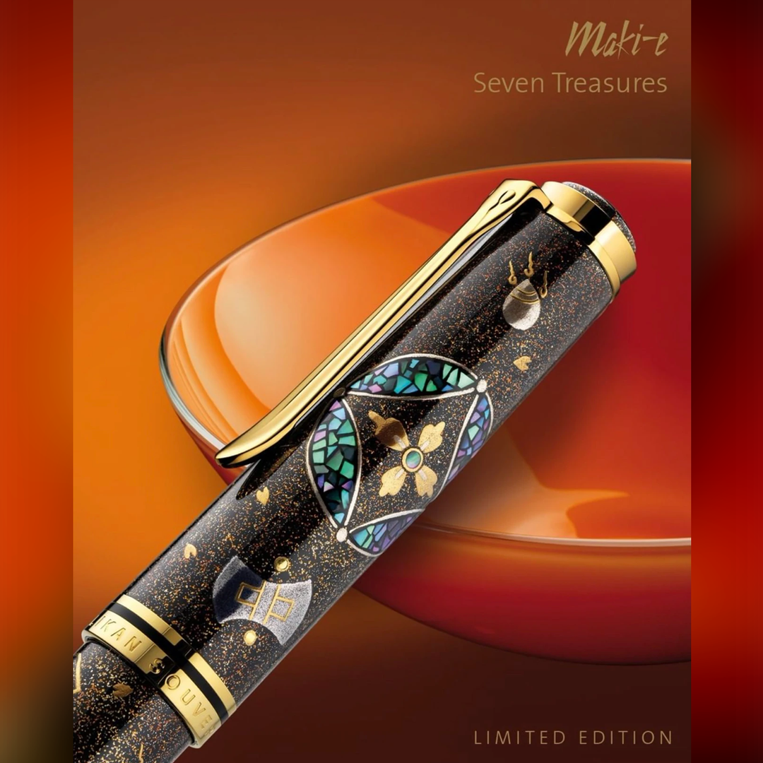 Pelikan Souverän M1000 Fountain Pen - Maki-e Seven Treasures