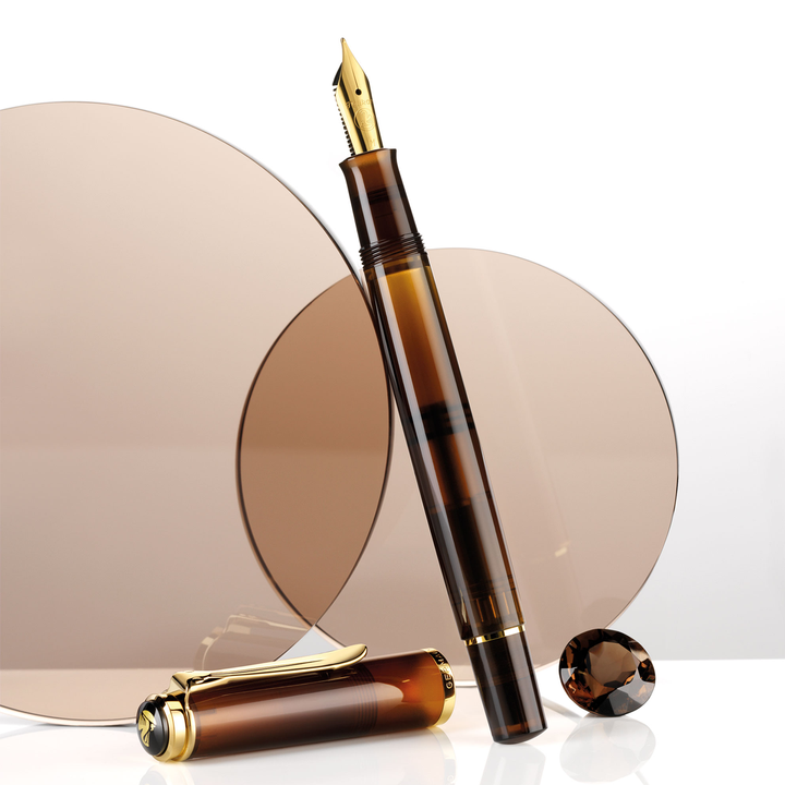 Pelikan M200 Classic Fountain Pen Set with 2017 Ink of the Year - Smoky Quartz