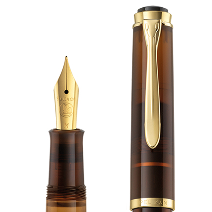 Pelikan M200 Classic Fountain Pen Set with 2017 Ink of the Year - Smoky Quartz