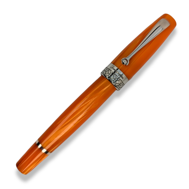 Montegrappa Miya 450 Fountain Pen - Orange Stub 1.1