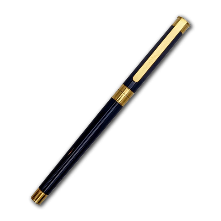 Montblanc Nobless Blue Lacquer Gold Plated Fountain Pen