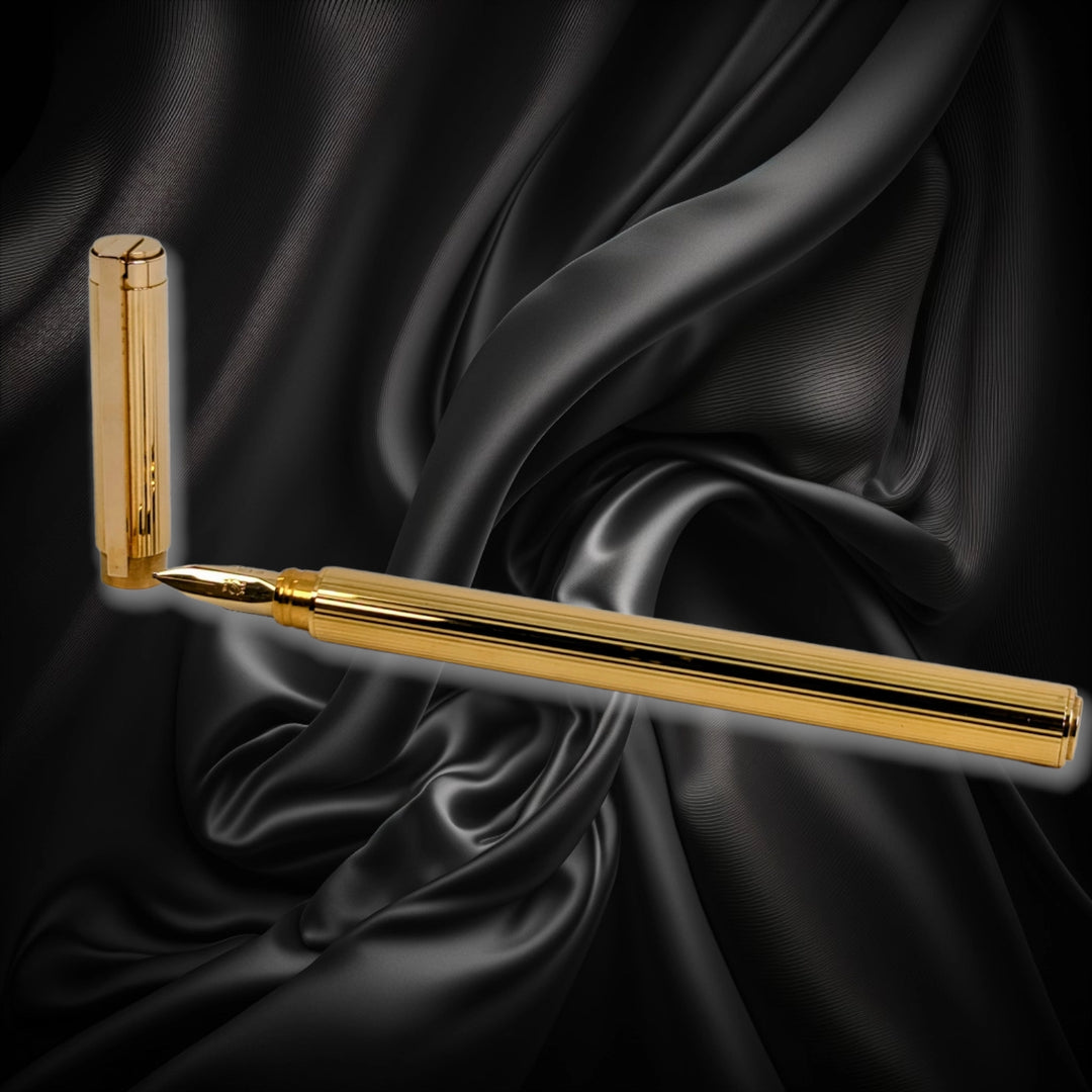 S.T. Dupont Classic Slim Vermeil Fountain Pen - Vintage