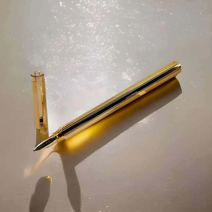 S.T. Dupont Classic Slim Vermeil Fountain Pen - Vintage