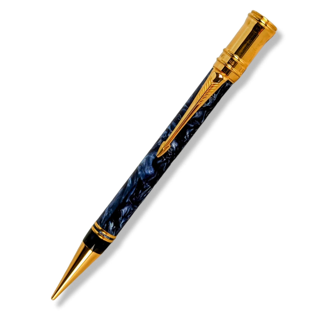 Parker Duofold Centennial Blue Marbled Mechanical Pencil