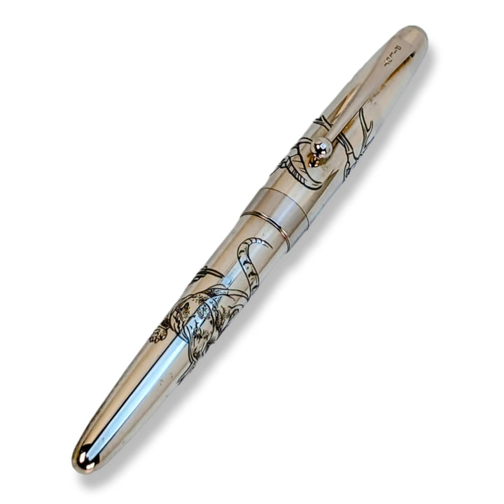 Pilot Sterling Silver Komodo Dragon Fountain Pen