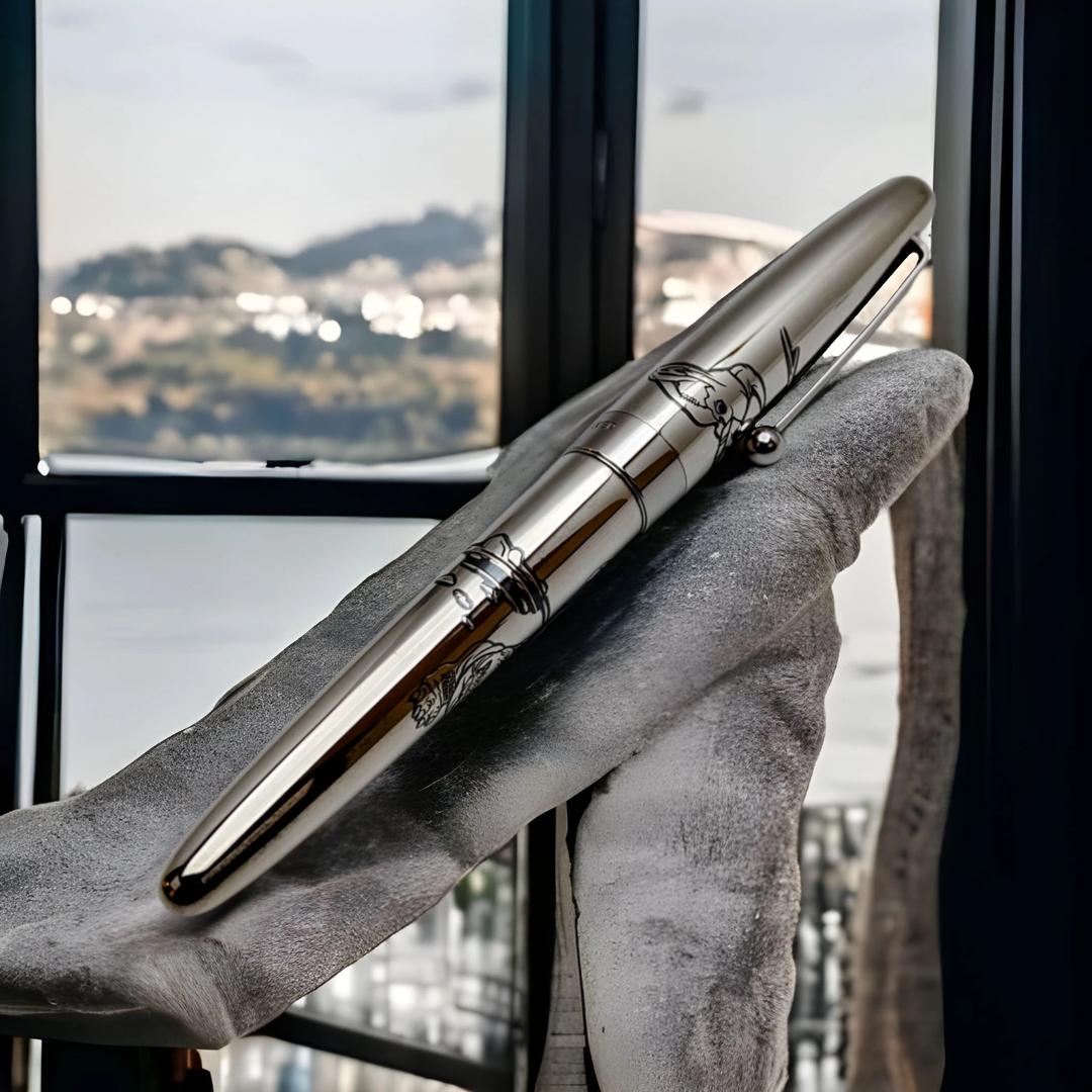 Pilot Sterling Silver Komodo Dragon Fountain Pen