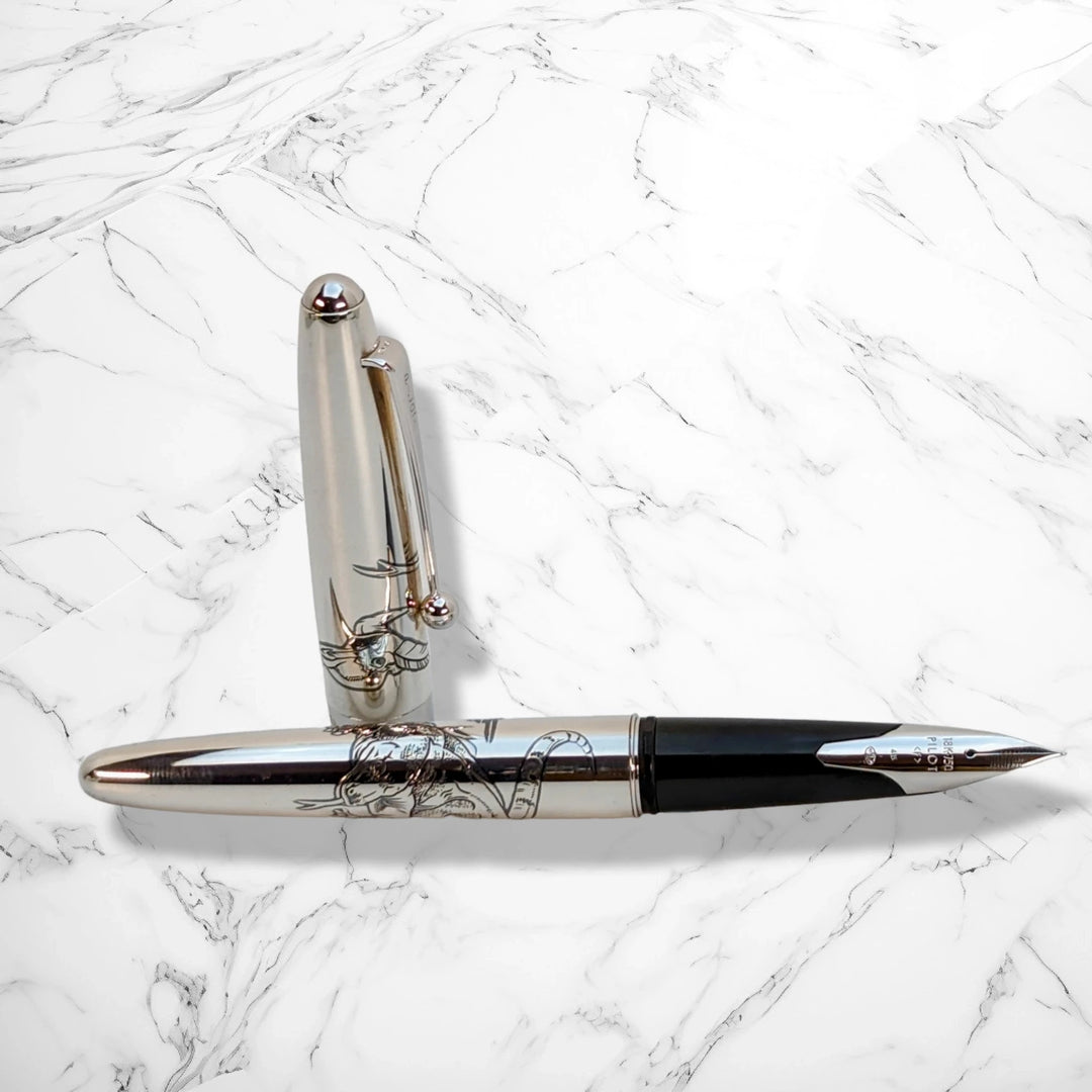 Pilot Sterling Silver Komodo Dragon Fountain Pen