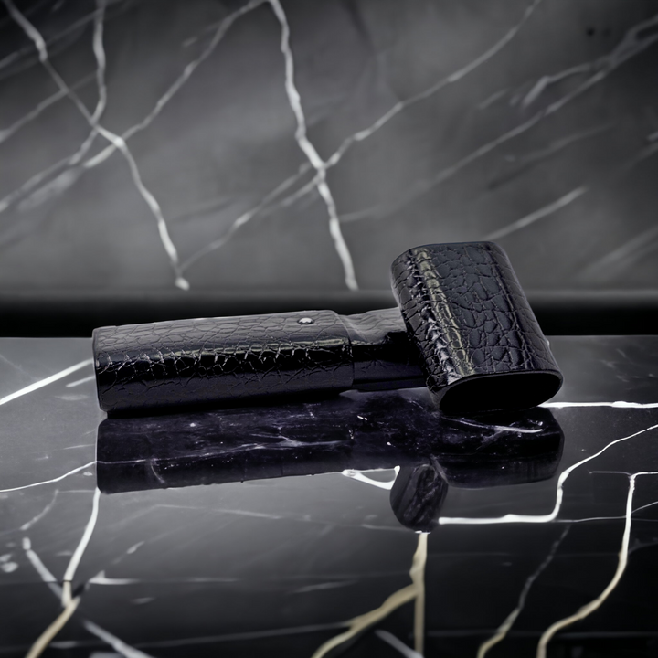 Montblanc Florentine Croc Pen Pouch Black