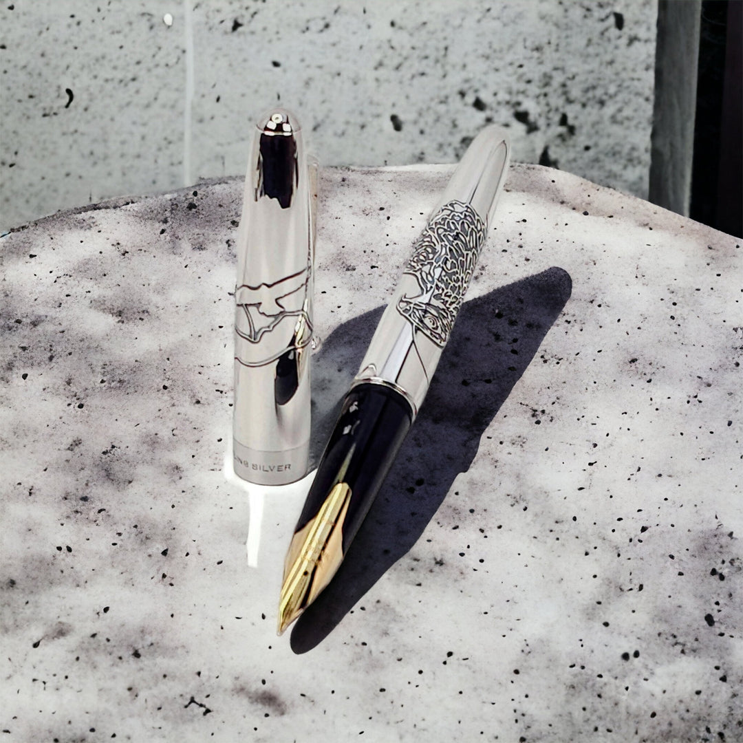 Namiki Sterling Silver Hawk Fountain Pen