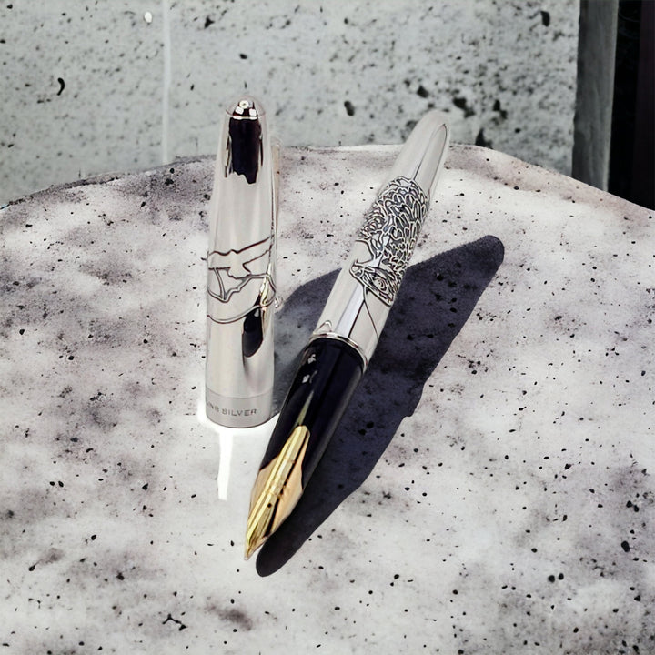 Namiki Sterling Silver Hawk Fountain Pen