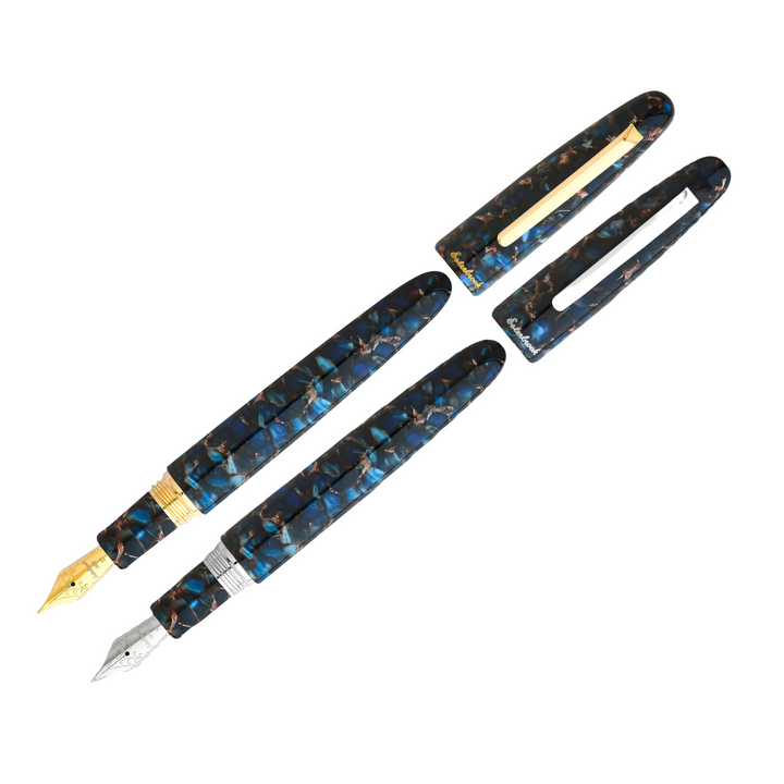 Estie Nouveau Blue Oversized Fountain Pen
