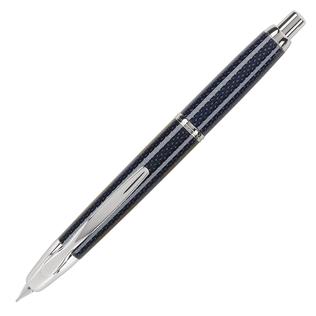 Pilot Vanishing Point Blue Carbonesque Fountain Pen