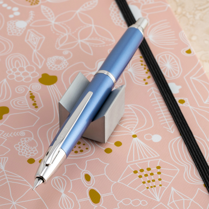 Pilot Vanishing Point Decimo Light Blue Fountain Pen