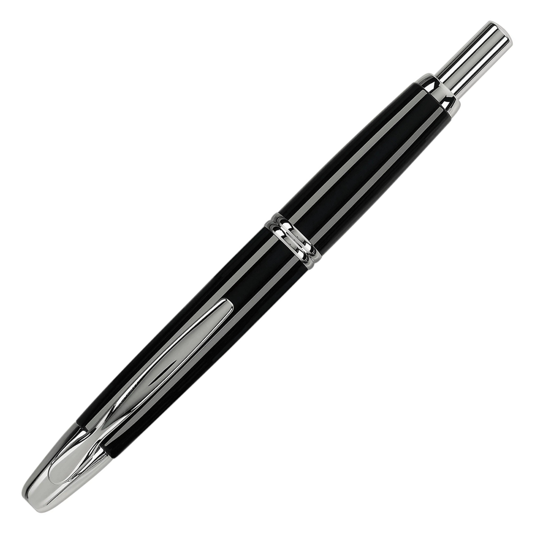 Pilot Vanishing Point Black / Rhodium Fountain Pen